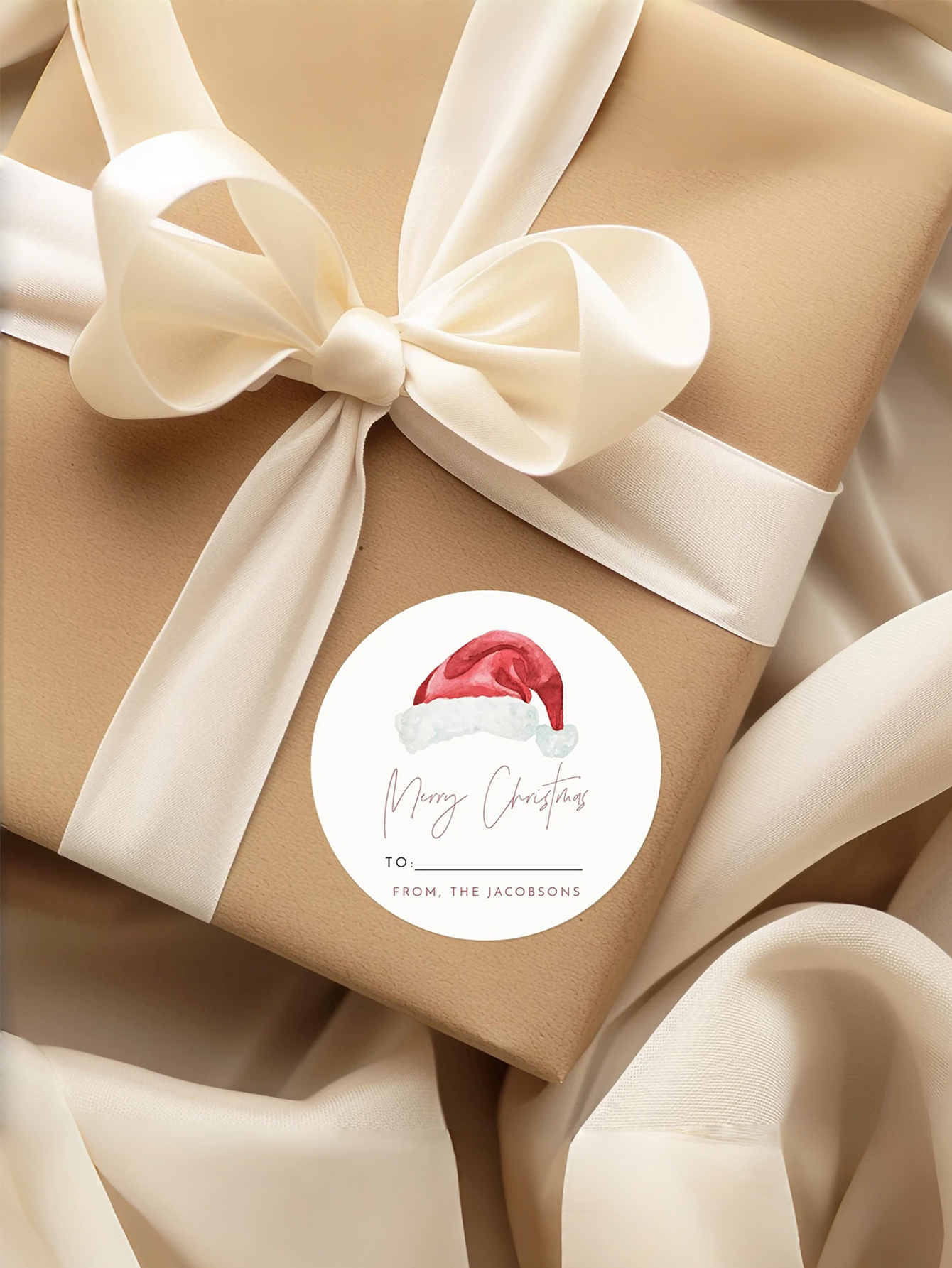 Custom Christmas Gift Label StickersCustom Christmas Gift Label Stickers